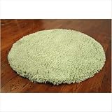 Safavieh Shag SG140B Lime Green Handmade Rug 4' Round