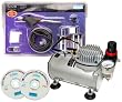 AZTEK A320 Airbrush Set A3205 ABD TC-20 Compressor