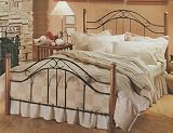 Winsloh King Textured Black Head And Footboard
