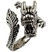 Wrap Around Dragon - Sterling Silver Ring