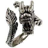 Wrap Around Dragon - Sterling Silver Ring