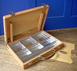 Mabef Beechwood Sketch Box #101- Medium 10-1/2 x 15-1/4 x 3 Inches