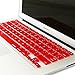 iBenzer MKC01RD Macaron Series Keyboard Cover for MacBook Pro 13