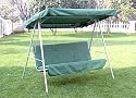 3 SEATER GREEN SWINGING HAMMOCK