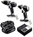 Panasonic EYC199LR Cordless, Battery Powered, Rechargeable 14.4V Drill Driver / Impact Driver Combo 