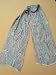Crushed Silk Shawl in Silver Grey and Soft Pink
