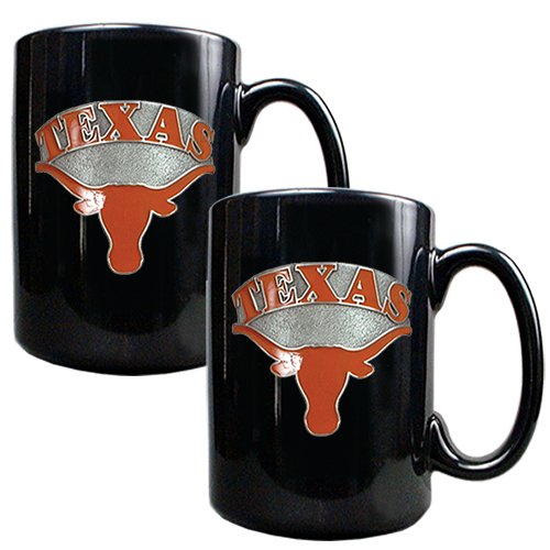 Texas Longhorns NCAA Ceramic Coffee Mug Set of 2