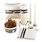 Jean M. Wedding Accessory Collection - Brown/ Cream