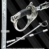 CSA Cavalry Saber Civil War Officer Sword Chrome