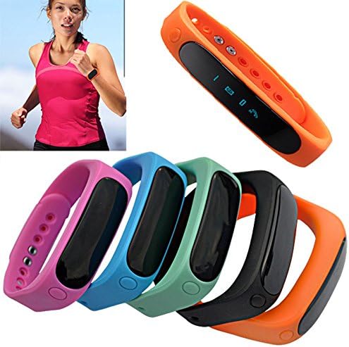 Padgene Bluetooth Smart Watch - Fitness Tracker for Samsung S5 / S6 / S6 Edge / Note 4, Google, Lg, Htc and Other Smartphones, Orange