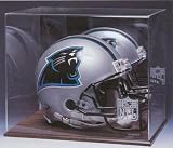 NFL Full Sized Wood Finished Helmet Display Case