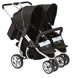 Valco Baby Silk Black Twin Lattitude Stroller