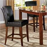 IMAGE OF Wildon Home 9502 Counter Height Chair in Dark Brown (Set of 2)