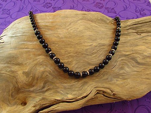 Swarovski BlackPearl Necklace with Swarovski Crystal Rondells