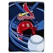 Saint Louis Cardinals MLB Tag" Micro Raschel Blanket (60"x80")"
