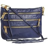 Rebecca Minkoff Three-Zip Rocker Cross-Body