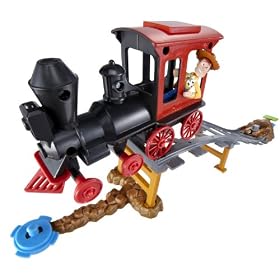 Toy Story 3 Train Vehicle Stunt - Woody