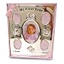 Baby Essentials First Year Frame Silver and Pink