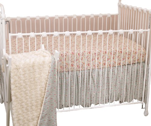 Cotton Tale Designs 3 Piece Crib Bedding Set, Tea Party