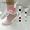 Ivory Sock/ Black Trim