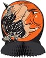 Beistle Witch and Moon Centerpiece, 9-3/4-Inch