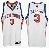 Stephon Marbury New York Knicks #3 Authentic Adidas NBA Basketball Jersey (Home White)
