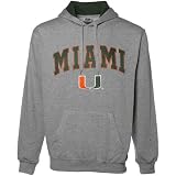 NCAA Miami Hurricanes Gray Classic Twill Hoody Sweatshirt