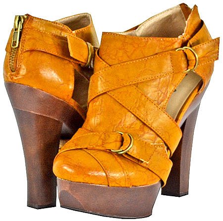 Qupid Iselin-15 Camel Women Ankle Boots