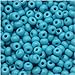 Czech Seed Beads 6/0 Blue Turquoise Opaque (1 Ounce)