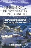 International intervention in ethnic conflict : a comparison of the European Union and the United Nations