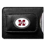 Mississippi State Bulldogs NCAA Logo Card/Money Clip Holder (Leather)