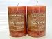 2pcs/Set Aromatherapy Candles-Lemon,Ginger & Orange,Made from Pure Essential Oils,Size 2 x 3 48 Hours each Burning Time,All Natural Made in USA, Set 2 pcs,Super Saving