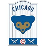 Cubs Riddell Nostalgic Metal Sign