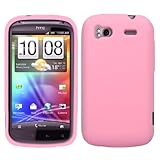 Cbus Wireless Light Pink Silicone Case / Skin / Cover for HTC Sensation 4G