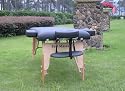 BestMassage Black 2" Pad 2 Fold Portable Massage Table