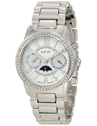 August Steiner Womens ASA838SS Swiss Quartz Multifunction Interchangeable Bezel Watch