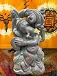 Ganesha Spiritual Stone Statue Playing with Cymbals Art Sculpture 6 Inches