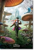Alice in Wonderland Movie (Mad Hatter, Triptych 2) Poster Print - 22