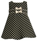 Bonnie Baby Dot Coat Set, Black, 24 Months