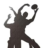 Rugby Lineout Silhoutte Checker Plate - 24