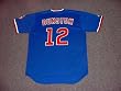 SHAWON DUNSTON Chicago Cubs 1987 Majestic Cooperstown Throwback Away Jersey