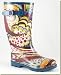 Apparel : Jeffrey Campbell - Rain Artist Print Fur Lined Rain Boots