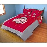 Ohio State Buckeyes NCAA Comforter Set (Panel/Rotary-Solid)