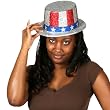 Glittered Patriotic Top Hat