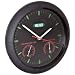VeeGee Wall-Mount Thermometer-Hygrometer-Clock, Glass Face, 9-3/4" Diameter, -20 - 140 Degree F