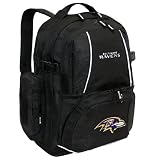 Concept One Baltimore Ravens Black Trooper Backpack