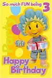 Review Heroes for Kids  / Fifi and the flowertots age 3 Birthday Card size 160 x 235 FFBC03A