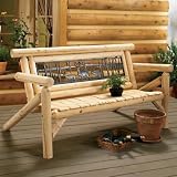 Outdoor Cedar Bench