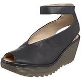 FLY London Womens Yaya Peep-Toe Pump