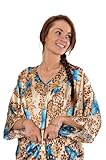 Up2date Fashion Women's Caftan/night Shirt, Style#caf18, One Size, Floral Print